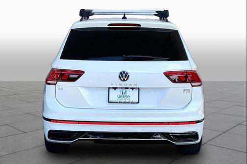 Opal White Pearl 2023 Volkswagen Tiguan 2.0T SE R-Line Black