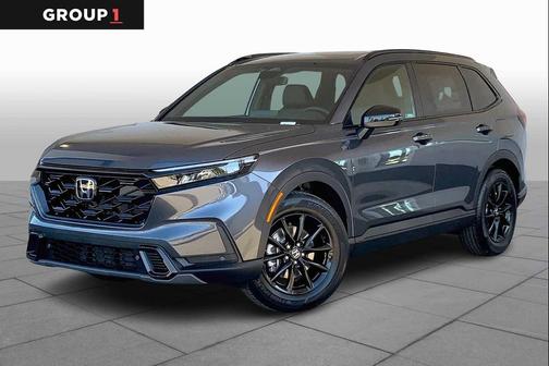 Meteorite Gray Metallic 2026 Honda CR-V Hybrid Sport-L FWD