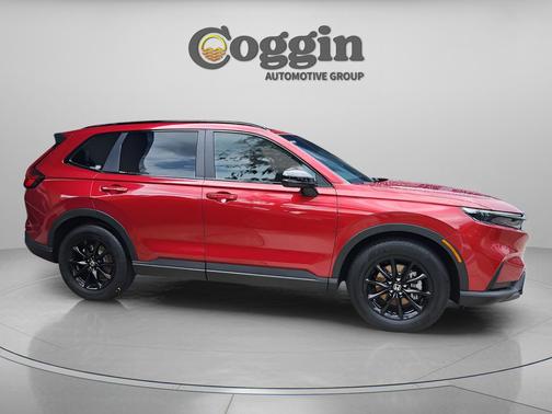 Radiant Red Metallic 2026 Honda CR-V Hybrid Sport FWD