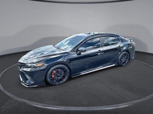 Midnight Black Metallic 2022 Toyota Camry TRD V6