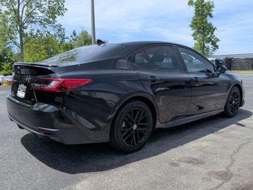 Midnight Black Metallic 2025 Toyota Camry SE