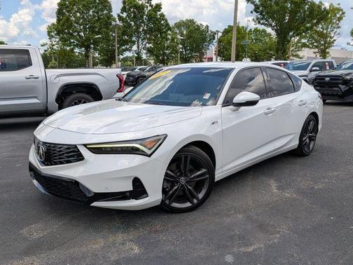Platinum White Pearl 2023 Acura Integra A-Spec Technology