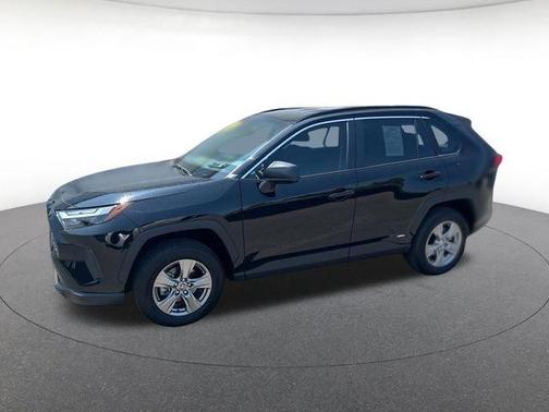 Midnight Black Metallic 2025 Toyota RAV4 Hybrid LE