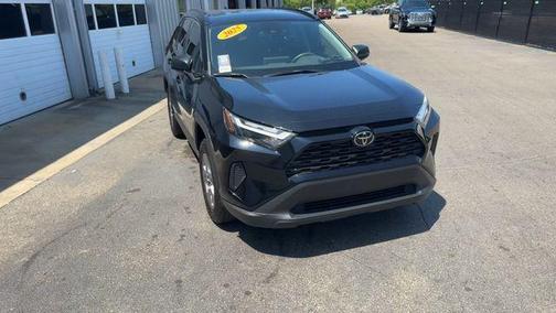 Midnight Black Metallic 2025 Toyota RAV4 Hybrid LE