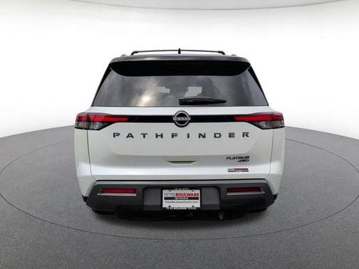 White / Black 2026 Nissan Pathfinder Platinum