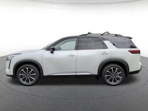 White / Black 2026 Nissan Pathfinder Platinum
