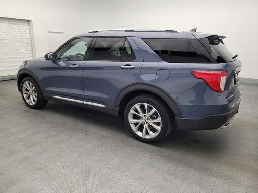 Infinite Blue Metallic Tinted Clearcoat 2021 Ford Explorer Platinum