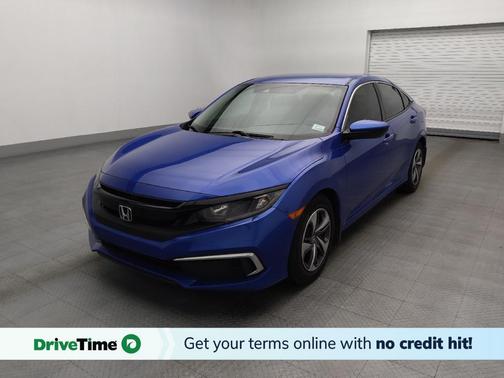 Blue 2020 Honda Civic LX