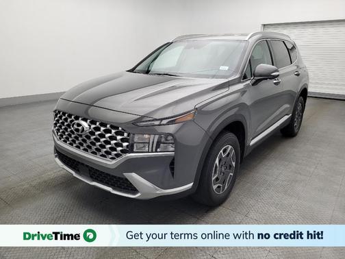 Hampton Gray 2023 Hyundai SANTA FE HEV Blue