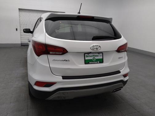 Pearl White 2018 Hyundai Santa Fe Sport 2.4L