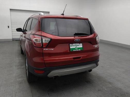 Red 2017 Ford Escape Titanium