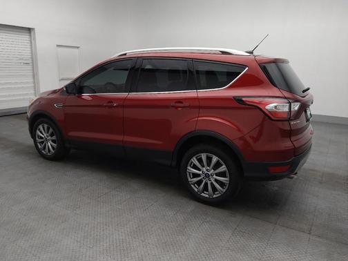 Red 2017 Ford Escape Titanium