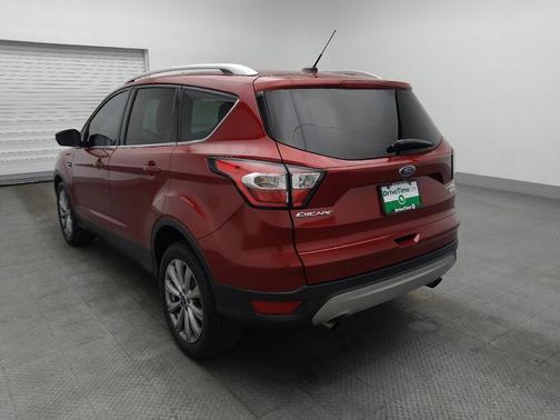 Red 2017 Ford Escape Titanium