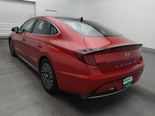 Calypso Red 2021 Hyundai SONATA Hybrid Limited