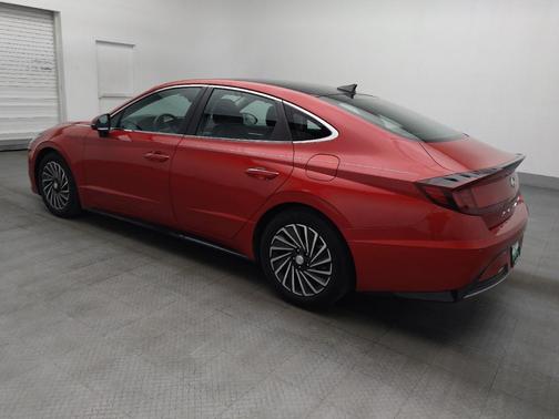 Calypso Red 2021 Hyundai SONATA Hybrid Limited