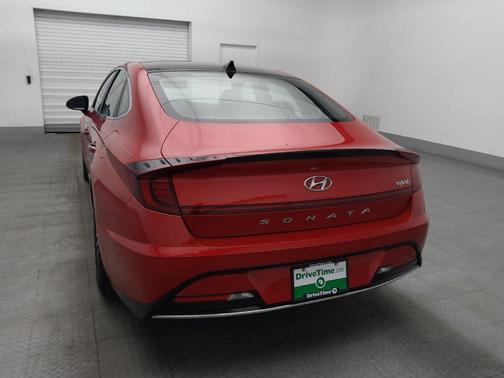 Calypso Red 2021 Hyundai SONATA Hybrid Limited