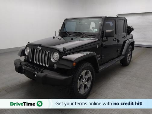Black Clearcoat 2018 Jeep Wrangler JK Unlimited Sahara