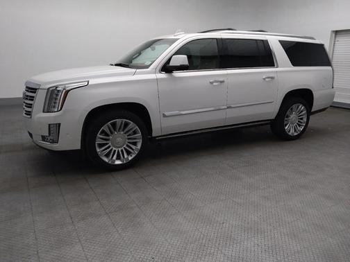 Crystal White Tricoat 2017 Cadillac Escalade ESV Platinum