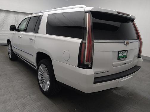 Crystal White Tricoat 2017 Cadillac Escalade ESV Platinum