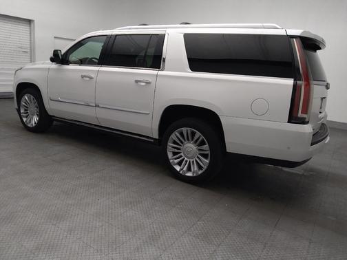 Crystal White Tricoat 2017 Cadillac Escalade ESV Platinum