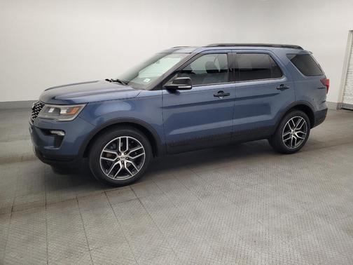 Blue Metallic 2018 Ford Explorer Sport