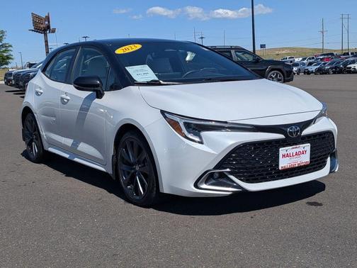 White 2023 Toyota Corolla Hatchback XSE
