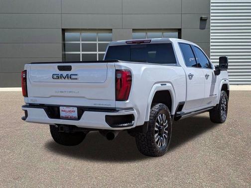 White Frost Tri-Coat 2024 GMC Sierra 2500 Denali Ultimate