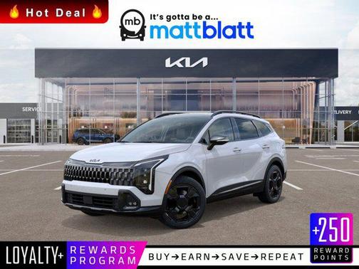 Glacial White Pearl 2026 Kia Sportage X-Line