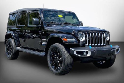 Black Clearcoat 2023 Jeep Wrangler 4xe Sahara