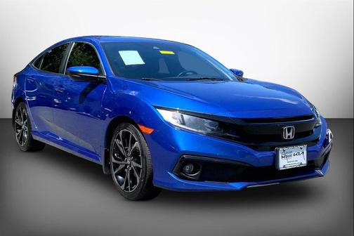 Aegean Blue Metallic 2020 Honda Civic Sport
