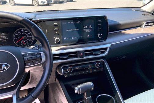 Gravity Gray 2021 Kia K5 EX