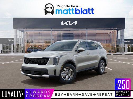Ivory Silver 2026 Kia Sorento LX