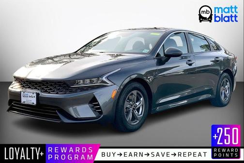 Gravity Gray 2022 Kia K5 LXS