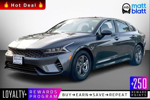 Gravity Gray 2022 Kia K5 LXS