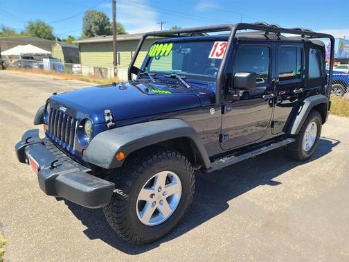 True Blue Pearlcoat 2013 Jeep Wrangler Unlimited Sport