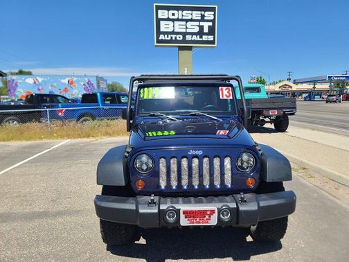 True Blue Pearlcoat 2013 Jeep Wrangler Unlimited Sport