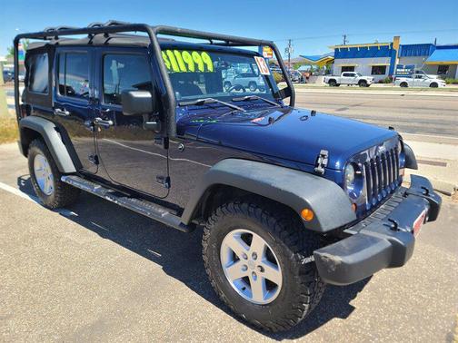 True Blue Pearlcoat 2013 Jeep Wrangler Unlimited Sport