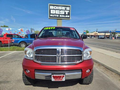 Inferno Red Crystal Pearlcoat 2008 Dodge Ram 1500 Laramie Quad Cab