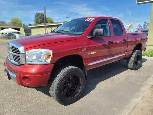 Inferno Red Crystal Pearlcoat 2008 Dodge Ram 1500 Laramie Quad Cab