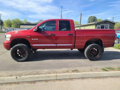 Inferno Red Crystal Pearlcoat 2008 Dodge Ram 1500 Laramie Quad Cab