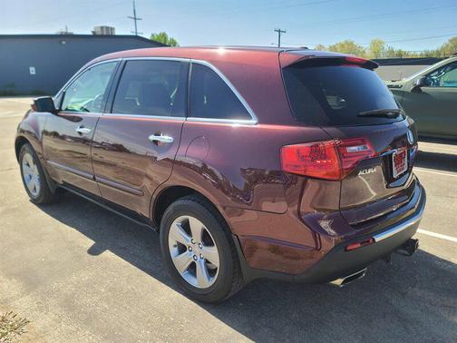 Dark Cherry Pearl 2010 Acura MDX 3.7L Technology