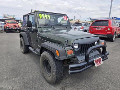 Moss Green Pearl Coat 1997 Jeep Wrangler SE