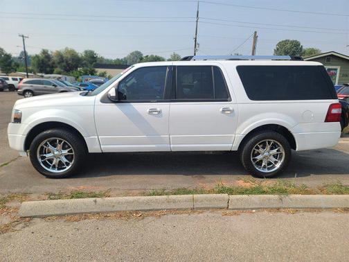 White Platinum Metallic Tri-Coat 2010 Ford Expedition EL Limited