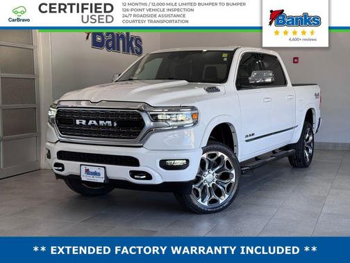Bright White Clearcoat 2024 RAM 1500 Limited