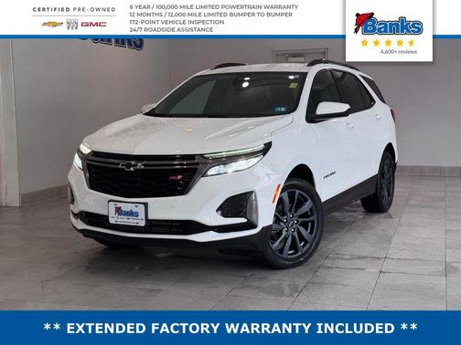 Summit White 2023 Chevrolet Equinox AWD RS