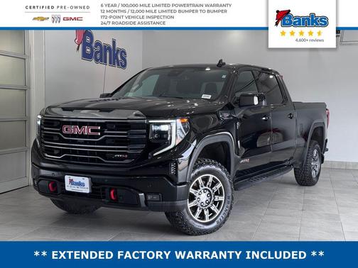 Onyx Black 2024 GMC Sierra 1500 AT4