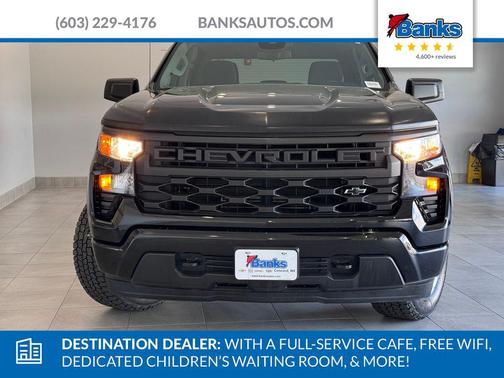 Black 2023 Chevrolet Silverado 1500 Custom