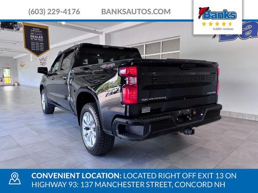 Black 2023 Chevrolet Silverado 1500 Custom