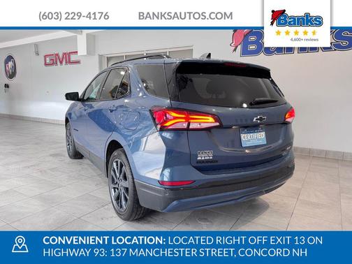 Lakeshore Blue Metallic 2024 Chevrolet Equinox AWD RS