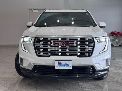 White Frost Tricoat 2024 GMC Acadia Denali